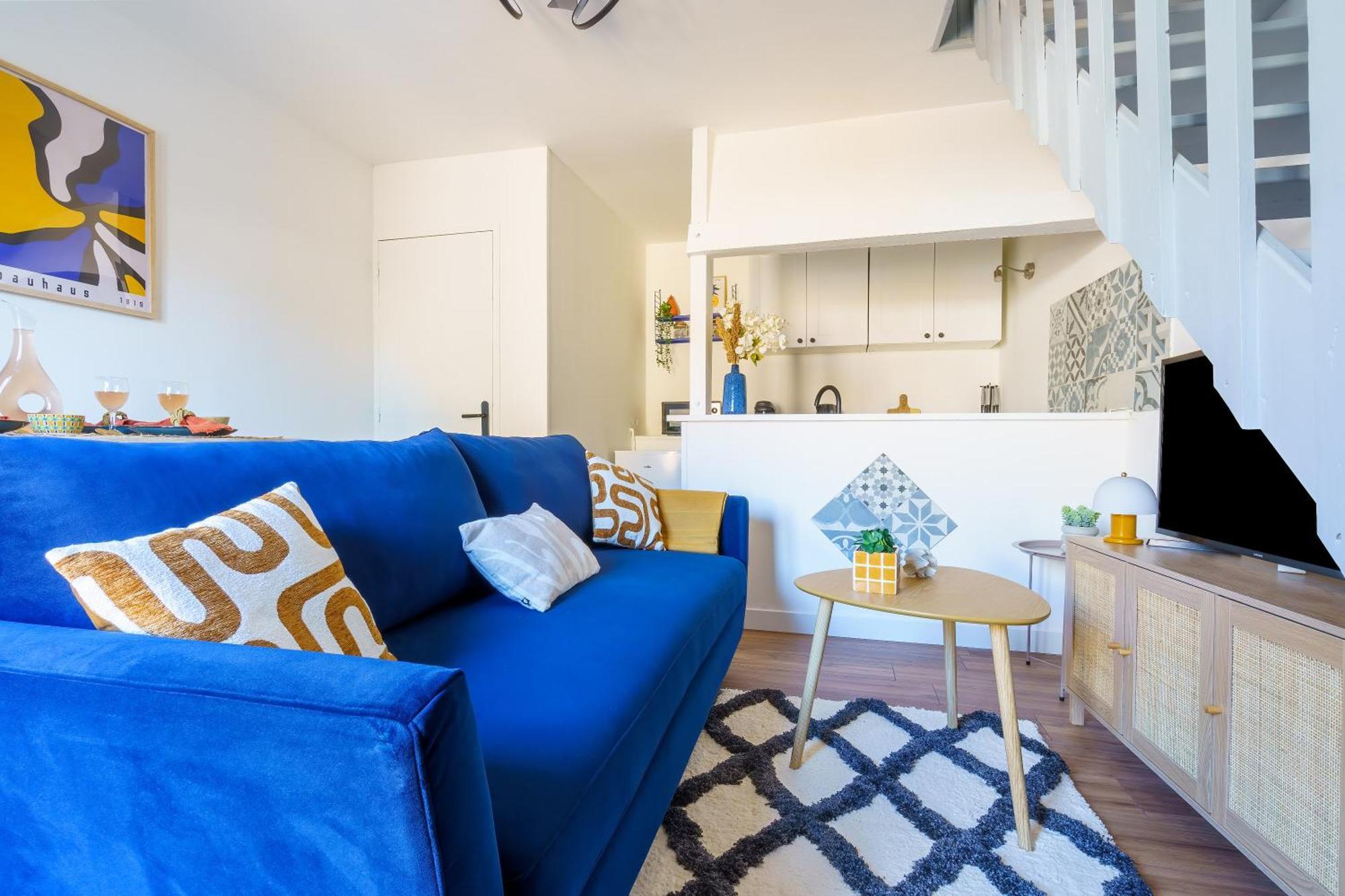 Maisonnette Bleu Horizon Avec Jardin - 2Min Gare - Serenito Homes Saint-Just-en-Chaussee Экстерьер фото